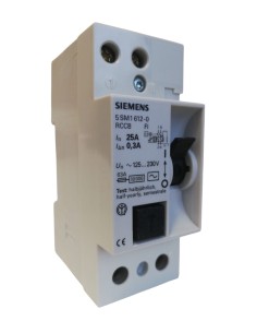 Interrupteur différentiel 2P 25A 300mA